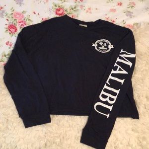 Dirtee Laundry Malibu Long Sleeve Crop Top